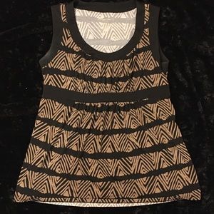 🐯 🤎💛Liz Lange (Target) Brown Striped Sleeveless
